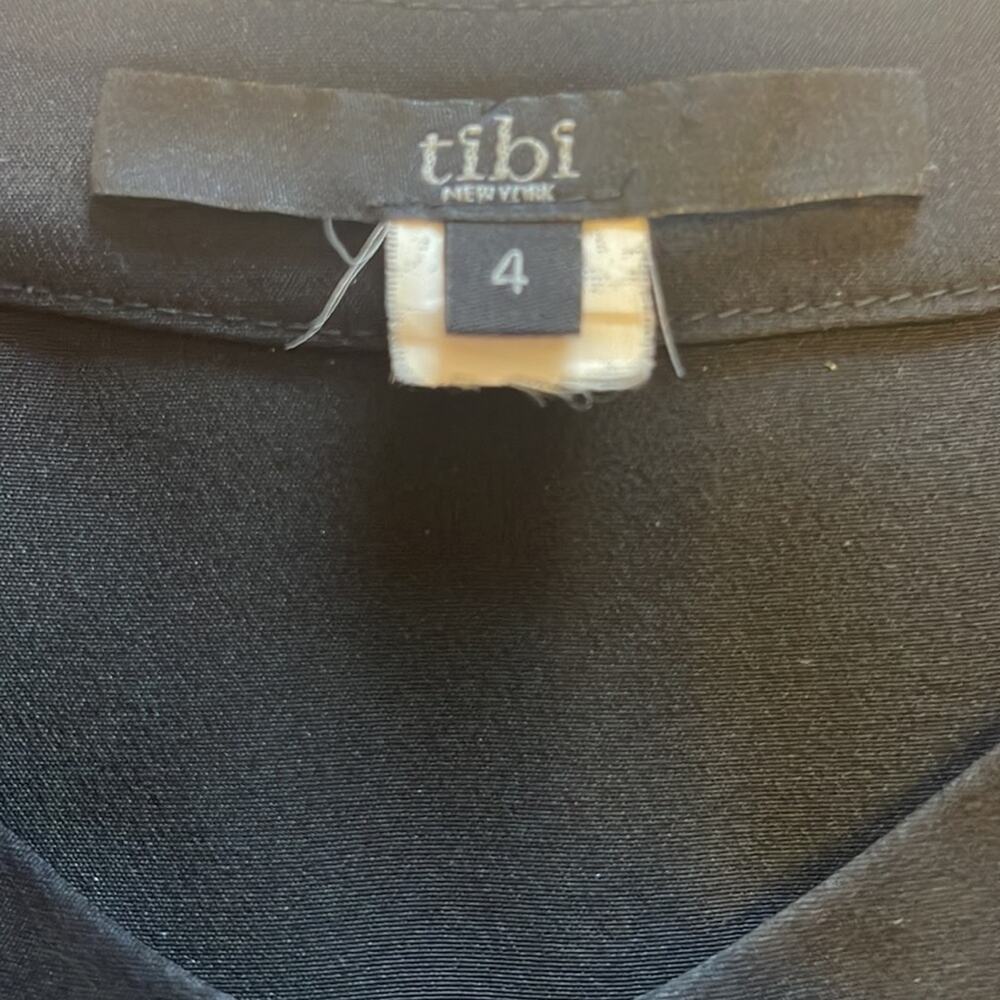 Tibi Geo Print Abstract Button Front Long Sleeve … - image 8